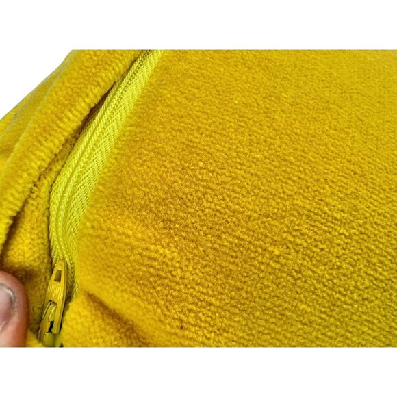 Ted De Grazia Yellow Velvet Pillow With Angel Needlepoint Design - Picture 6 of 8